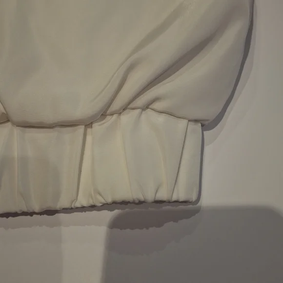 NWT Ashley By 26 International Women's Pink & White Bomber Jacket Size S - Picture 7 of 10